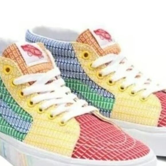 Vans Pride Mens Sneakers Multicolor Size 12 - Picture 3 of 4